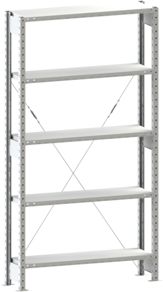 Стеллаж складской на зацепах 2,0/1,5Х0,5/200/5