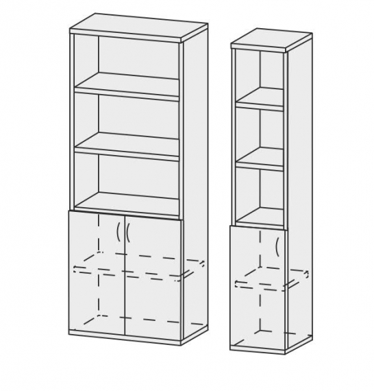 Шкаф для документов РМ-3/2 L/R