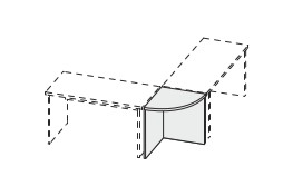 Стол-приставка Пр 6-6